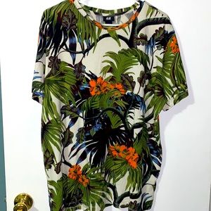 H&M Men Floral T Shirt